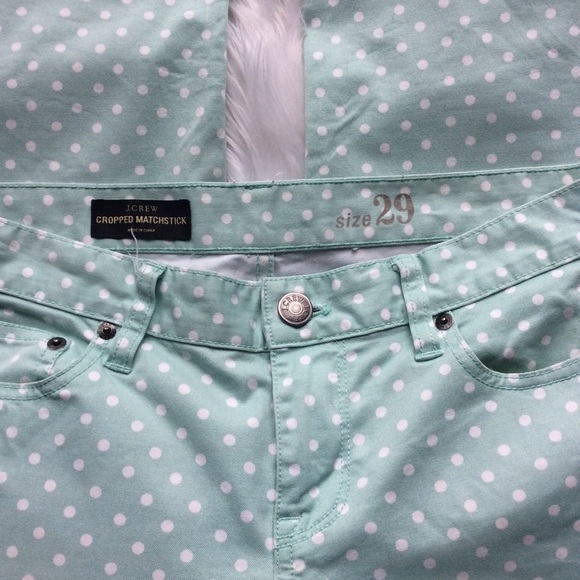 🎉SALE🎉J. CREW Polka Dot Matchstick Jean - Picture 6 of 7